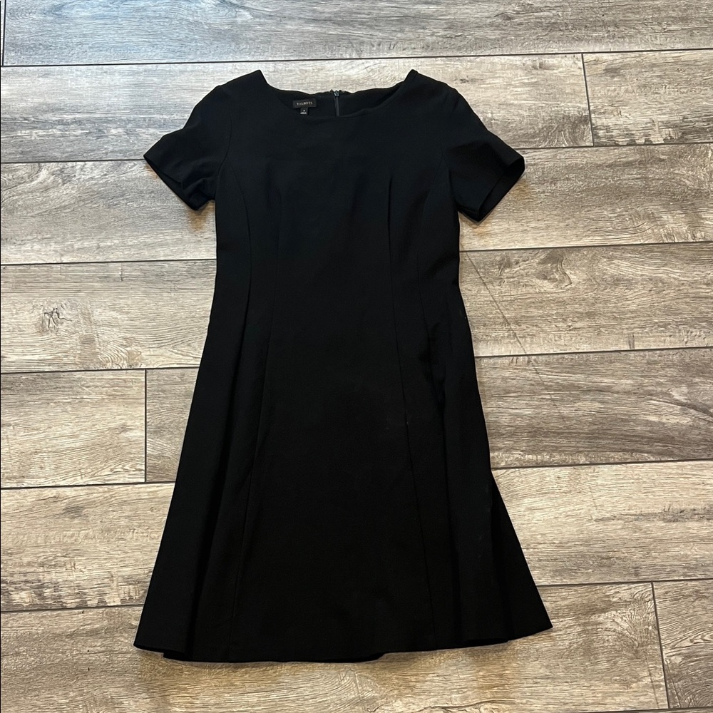Talbots Elegant Black Mini Dress